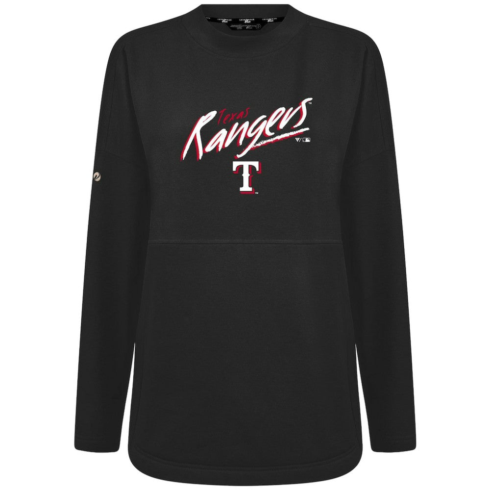 Texas Rangers Levelwear Women's Oversized Beaudry Sizzle Top - MLB Tops