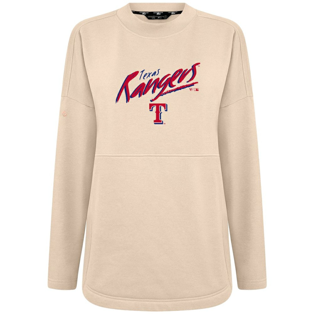 Texas Rangers Levelwear Women's Oversized Beaudry Sizzle Top - MLB Tops