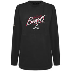 Atlanta Braves Levelwear Women's Oversized Beaudry Sizzle Top - MLB Tops