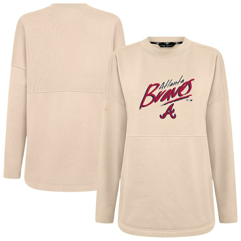 Atlanta Braves Levelwear Women's Oversized Beaudry Sizzle Top - MLB Tops