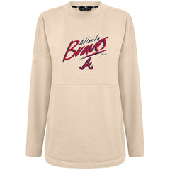 Atlanta Braves Levelwear Women's Oversized Beaudry Sizzle Top - MLB Tops