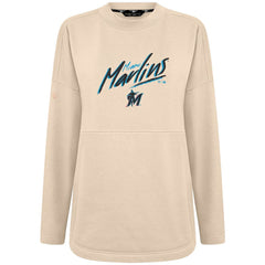 Miami Marlins Levelwear Women's Oversized Beaudry Sizzle Top - MLB Tops