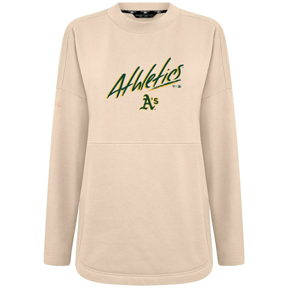 Athletics Levelwear Women's Oversized Beaudry Sizzle Top - MLB Tops
