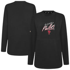 Philadelphia Phillies Levelwear Women's Oversized Beaudry Sizzle Top - MLB Tops