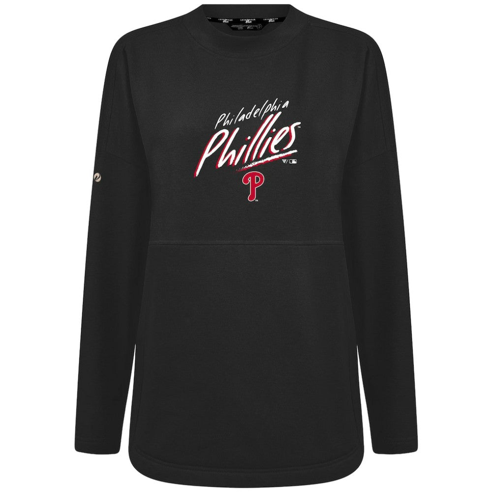 Philadelphia Phillies Levelwear Women's Oversized Beaudry Sizzle Top - MLB Tops