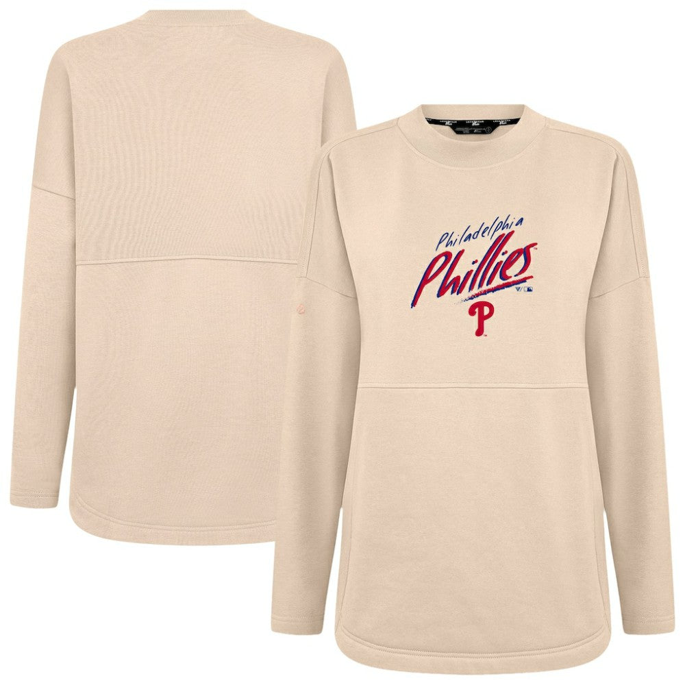 Philadelphia Phillies Levelwear Women's Oversized Beaudry Sizzle Top - MLB Tops