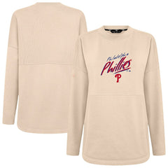 Philadelphia Phillies Levelwear Women's Oversized Beaudry Sizzle Top - MLB Tops