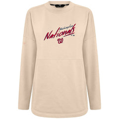 Washington Nationals Levelwear Women's Oversized Beaudry Sizzle Top - MLB Tops