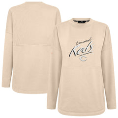 Cincinnati Reds Levelwear Women's Oversized Beaudry Sizzle Top - MLB Tops