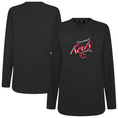 Cincinnati Reds Levelwear Women's Oversized Beaudry Sizzle Top - MLB Tops