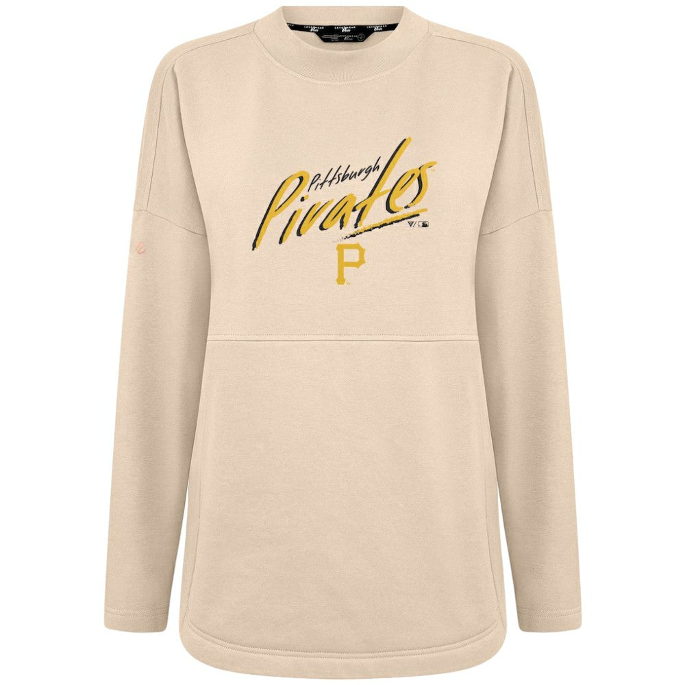 Pittsburgh Pirates Levelwear Women's Oversized Beaudry Sizzle Top - MLB Tops