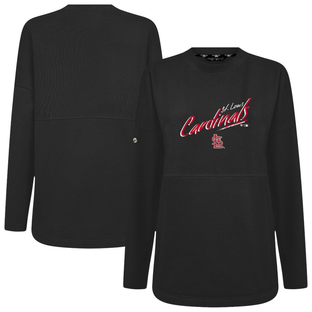 St. Louis Cardinals Levelwear Women's Oversized Beaudry Sizzle Top - MLB Tops