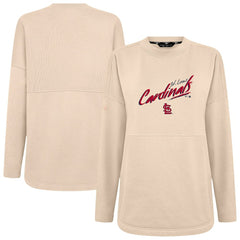 St. Louis Cardinals Levelwear Women's Oversized Beaudry Sizzle Top - MLB Tops