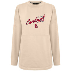 St. Louis Cardinals Levelwear Women's Oversized Beaudry Sizzle Top - MLB Tops