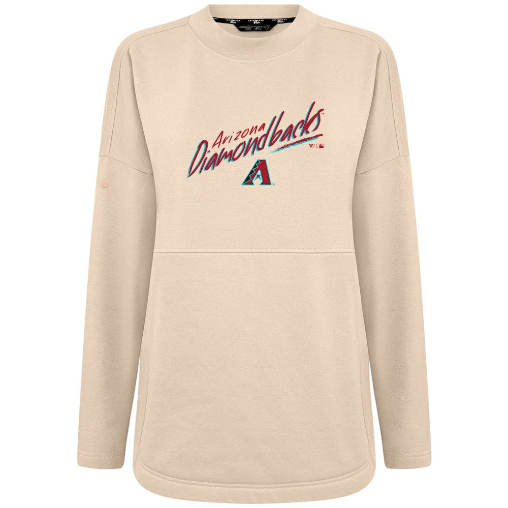 Arizona Diamondbacks Levelwear Women's Oversized Beaudry Sizzle Top - MLB Tops