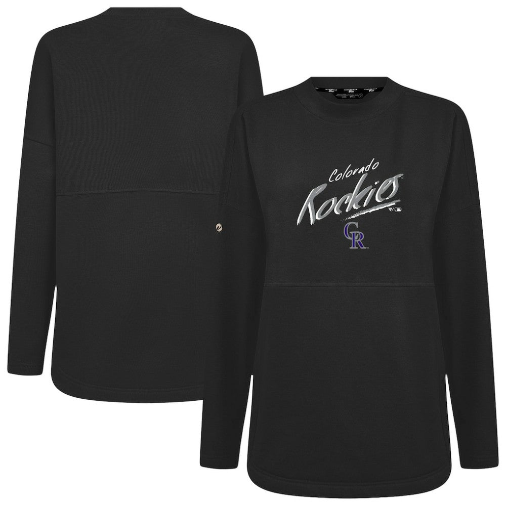 Colorado Rockies Levelwear Women's Oversized Beaudry Sizzle Top - MLB Tops