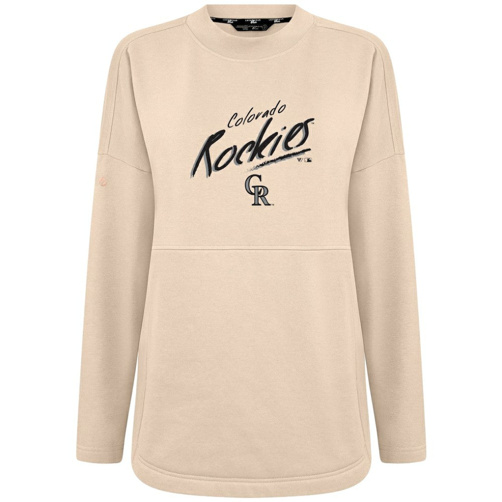 Colorado Rockies Levelwear Women's Oversized Beaudry Sizzle Top - MLB Tops