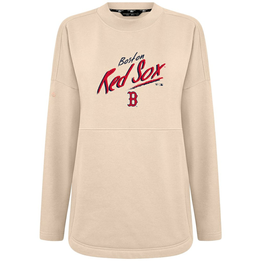 Boston Red Sox Levelwear Women's Oversized Beaudry Sizzle Top - MLB Tops