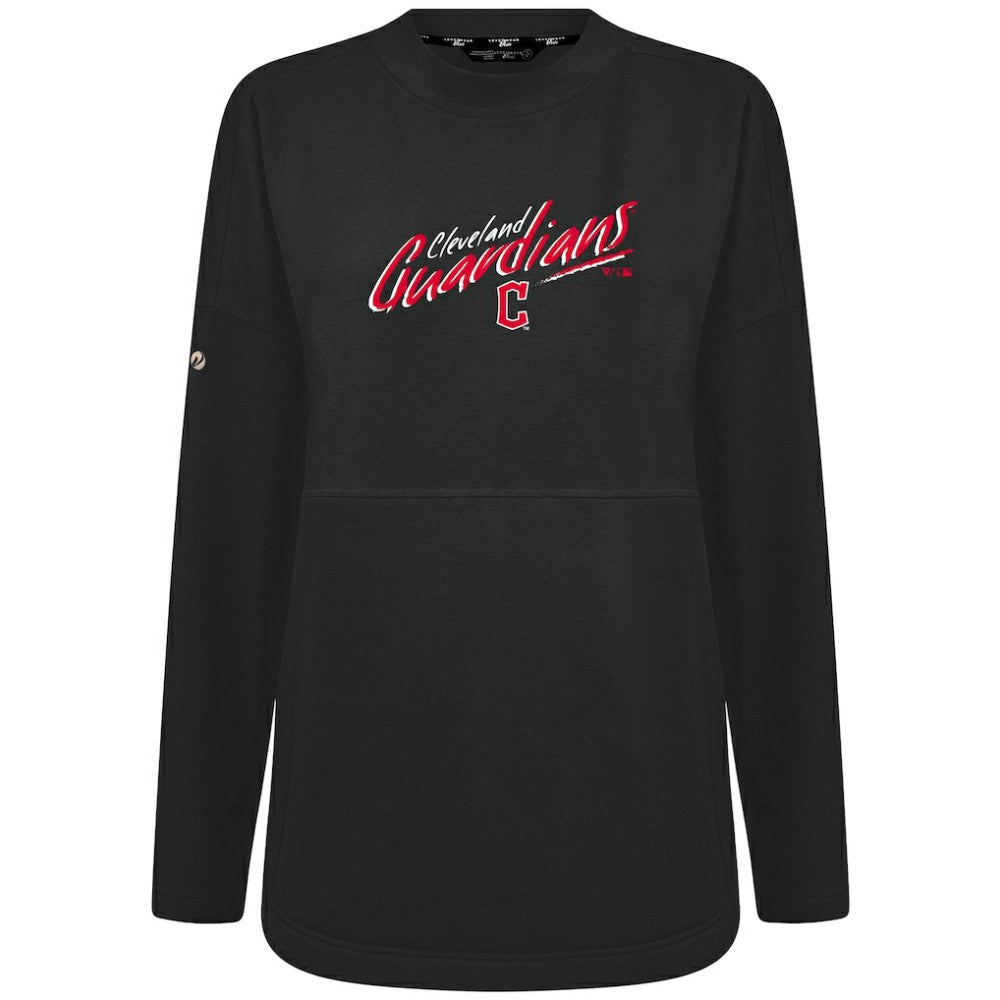 Cleveland Guardians Levelwear Women's Oversized Beaudry Sizzle Top - MLB Tops