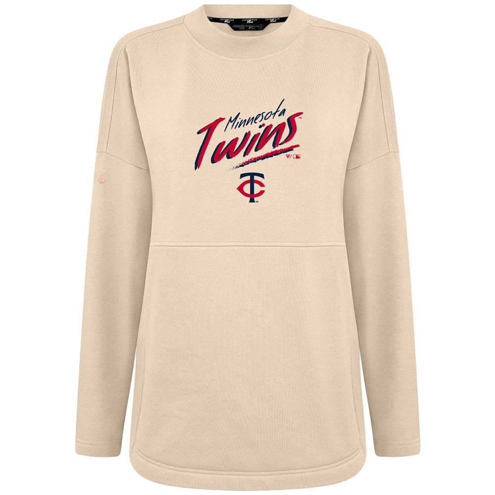 Minnesota Twins Levelwear Women's Oversized Beaudry Sizzle Top - MLB Tops