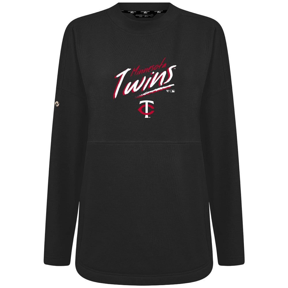 Minnesota Twins Levelwear Women's Oversized Beaudry Sizzle Top - MLB Tops