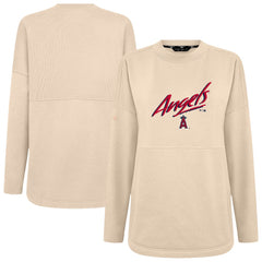 Los Angeles Angels Levelwear Women's Oversized Beaudry Sizzle Top - MLB Tops