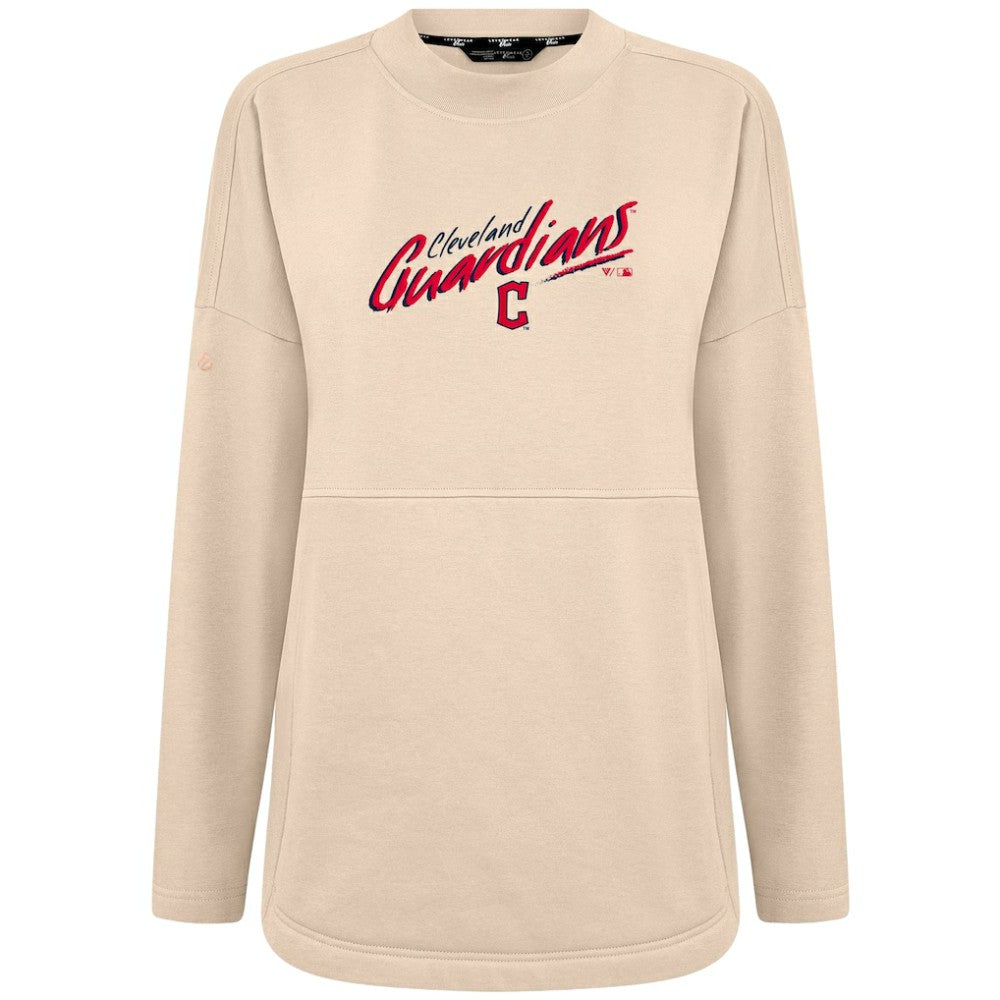 Cleveland Guardians Levelwear Women's Oversized Beaudry Sizzle Top - MLB Tops