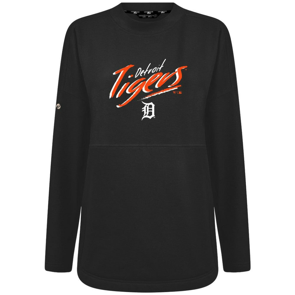 Detroit Tigers Levelwear Women's Oversized Beaudry Sizzle Top - MLB Tops