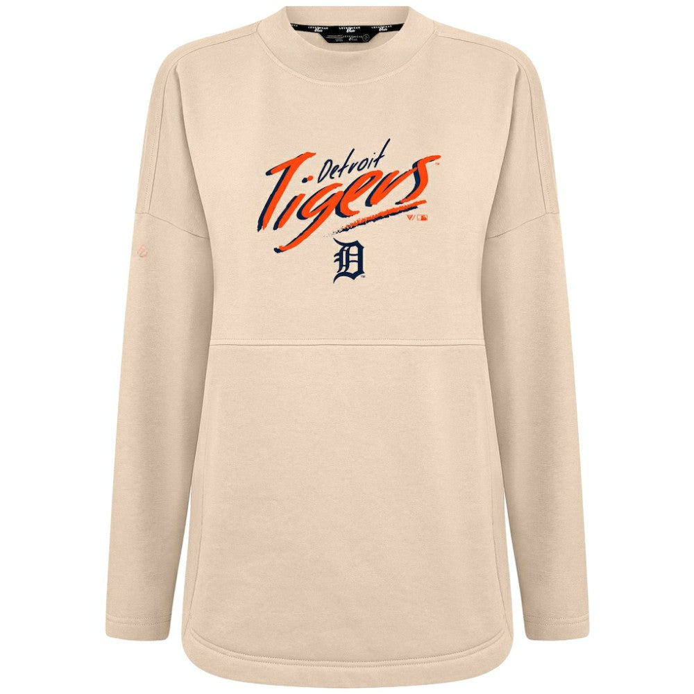Detroit Tigers Levelwear Women's Oversized Beaudry Sizzle Top - MLB Tops