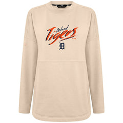 Detroit Tigers Levelwear Women's Oversized Beaudry Sizzle Top - MLB Tops
