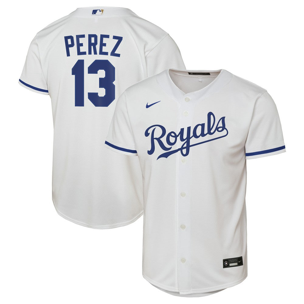 Salvador Perez Kansas City Royals Nike  Youth Home Replica Jersey - MLB Jerseys