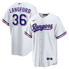 Wyatt Langford Texas Rangers Nike  Youth Home Replica Jersey - MLB Jerseys