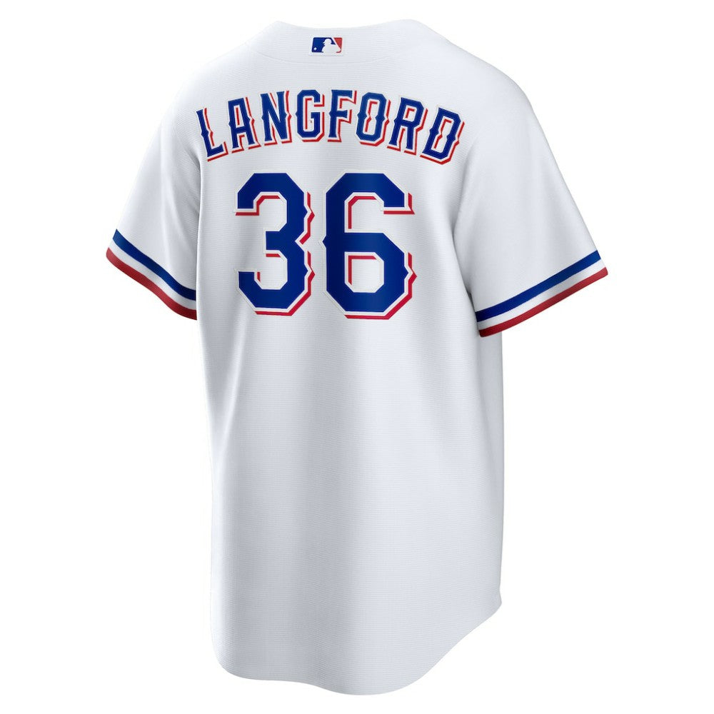 Wyatt Langford Texas Rangers Nike  Youth Home Replica Jersey - MLB Jerseys