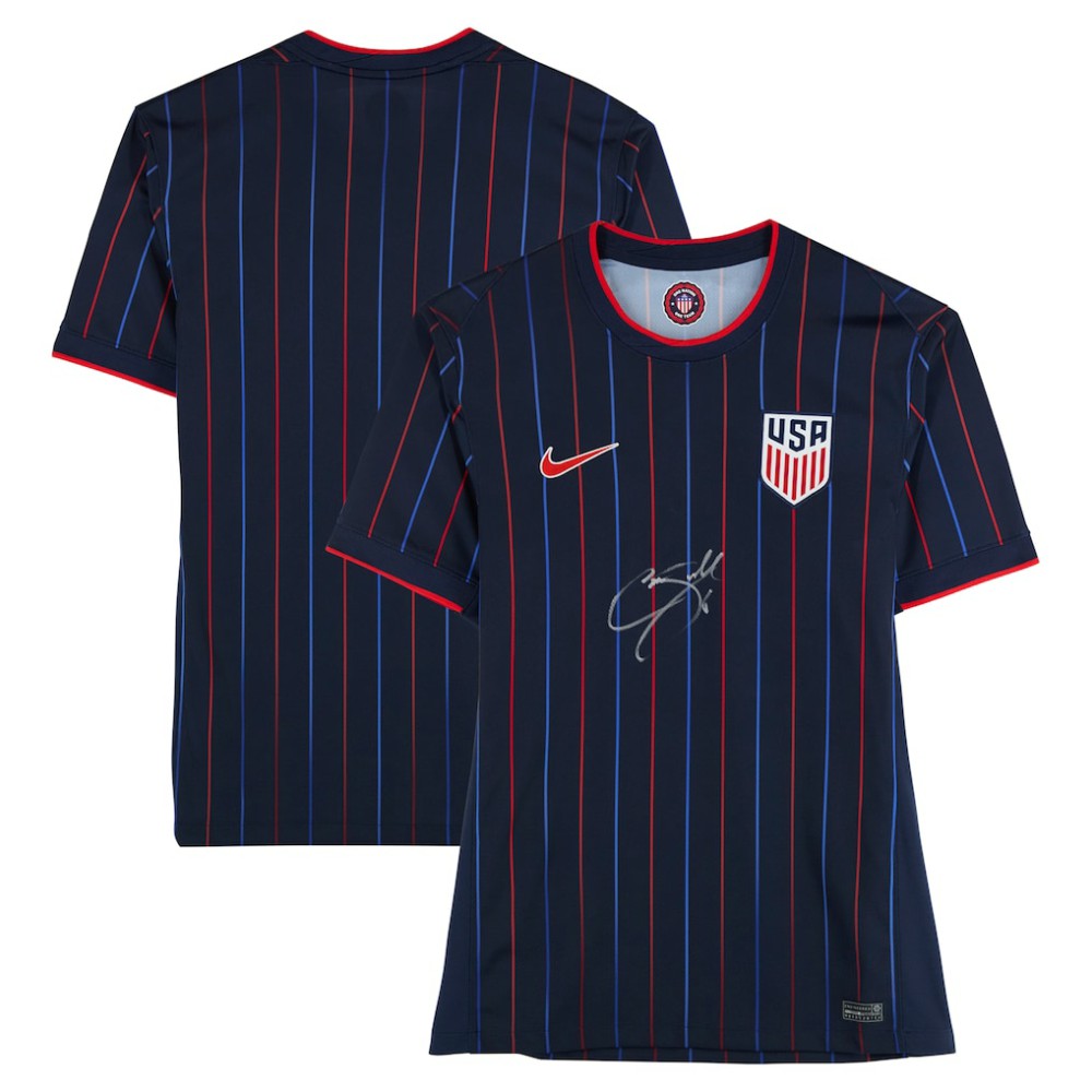 Cavan Sullivan USMNT Autographed 2025 Navy Replica Jersey