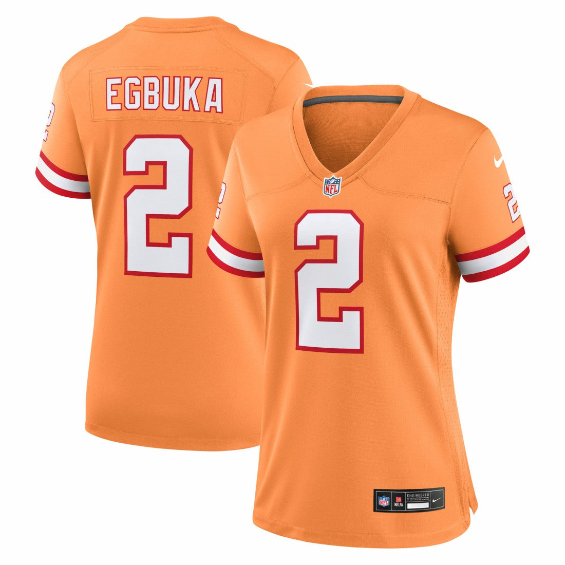 Tampa Bay Buccaneers Emeka Egbuka  Women's Alternate 2 Game Jersey | NFL On sale