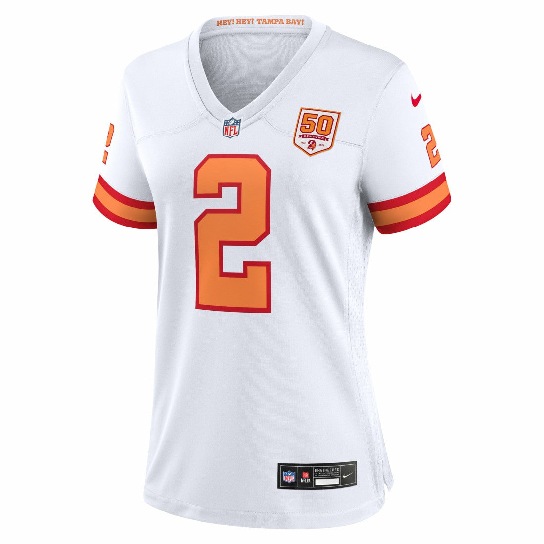 Tampa Bay Buccaneers Emeka Egbuka '76  Women's Alternate 50th Season Game Jersey | NFL Discount