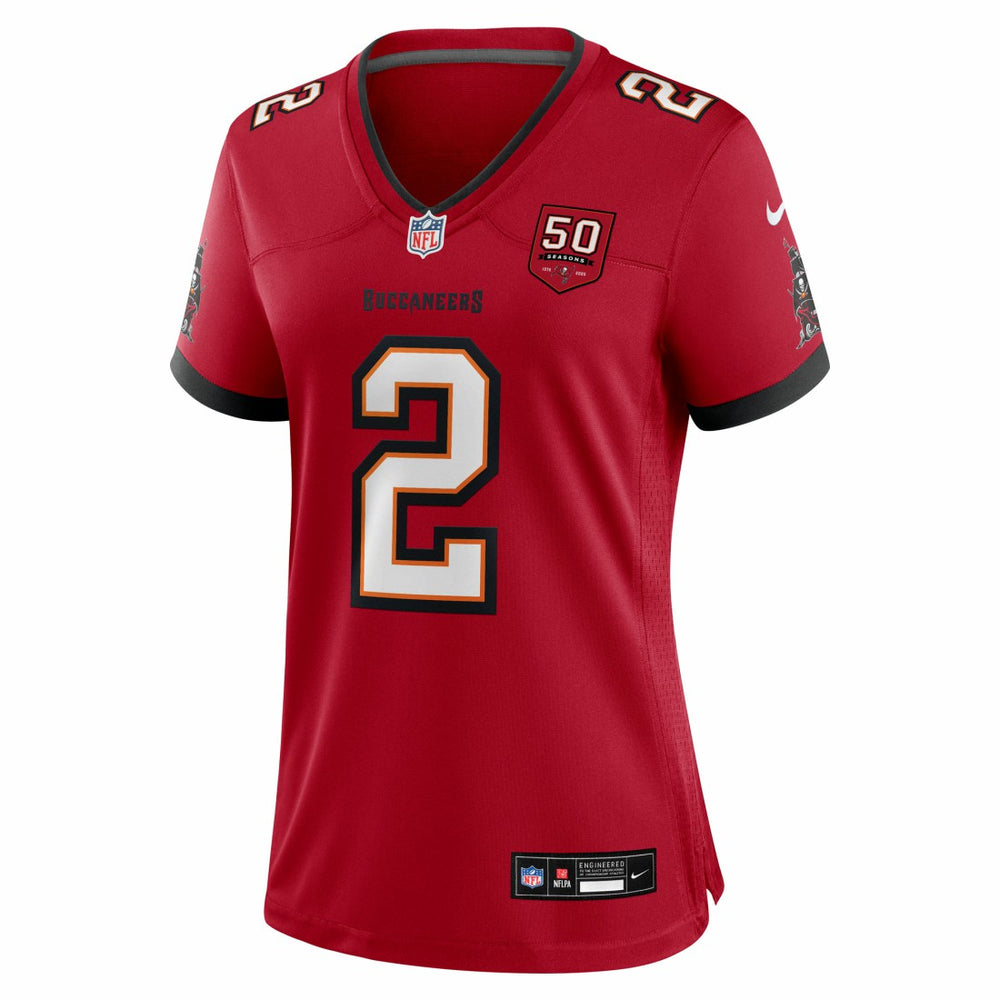 Tampa Bay Buccaneers Emeka Egbuka  Women's Team 50th Season Game Jersey | NFL Sale