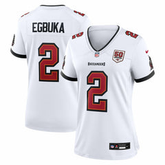 Tampa Bay Buccaneers Emeka Egbuka  Women's 50th Season Game Jersey | NFL Sale