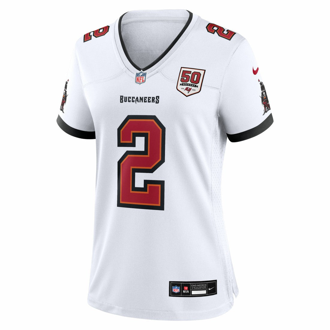 Tampa Bay Buccaneers Emeka Egbuka  Women's 50th Season Game Jersey | NFL Sale