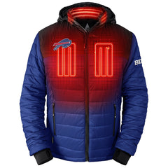 Buffalo Bills ActionHeat 5V Battery Heated Colorblock Full-Zip Puffer Jacket | NFL Discount