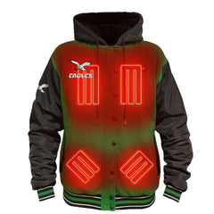 Philadelphia Eagles ActionHeat 5V Battery Heated Full-Snap Varsity Jacket | NFL US