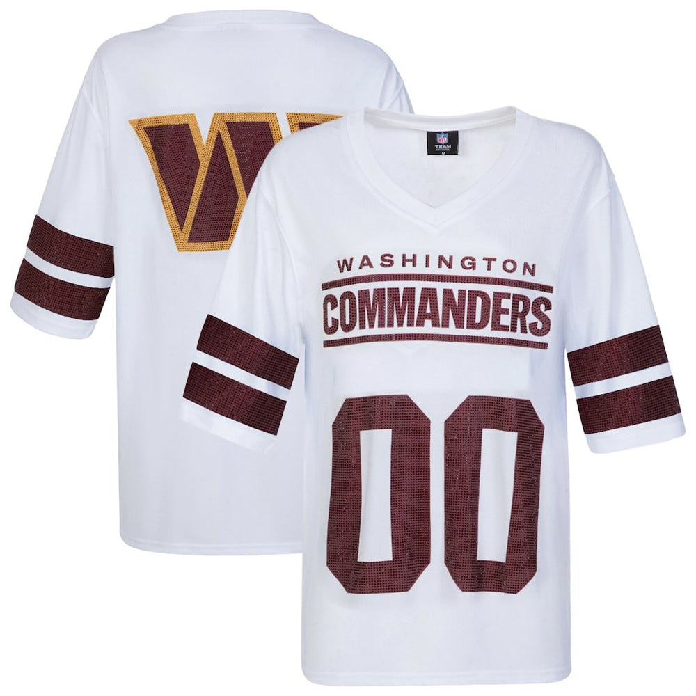 Washington Commanders Cuce Women's Rhinestone V-Neck Tunic | NFL Discount
