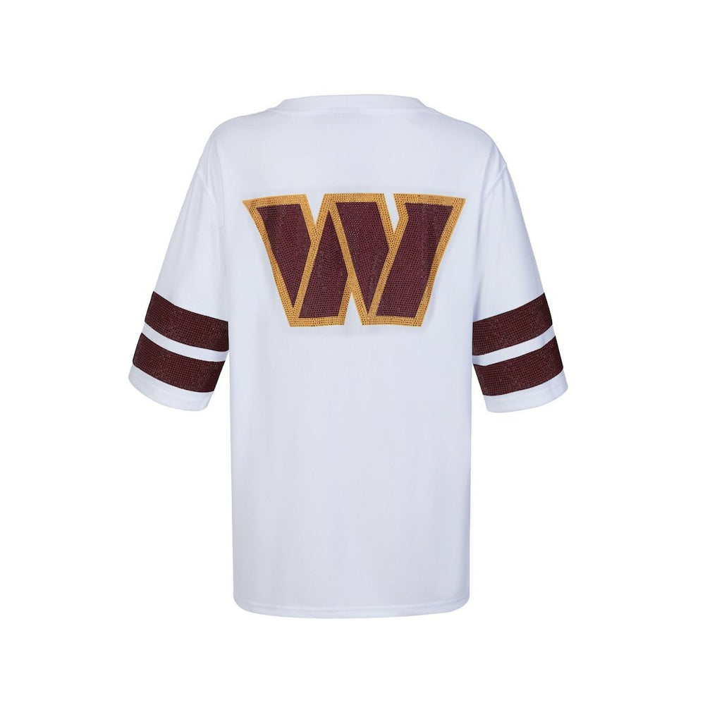 Washington Commanders Cuce Women's Rhinestone V-Neck Tunic | NFL Discount
