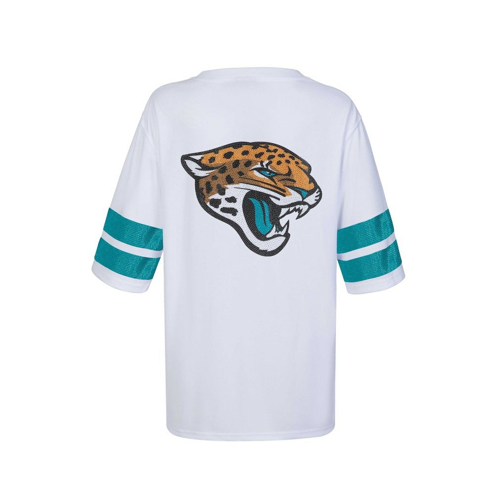 Jacksonville Jaguars Cuce Women's Rhinestone V-Neck Tunic | NFL Outlet