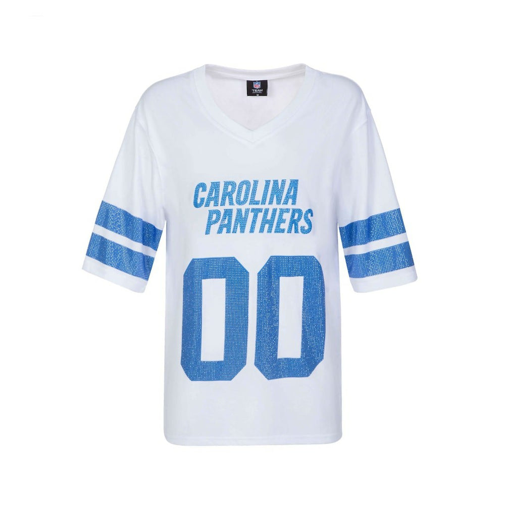 Carolina Panthers Cuce Women's Rhinestone V-Neck Tunic | NFL Sale