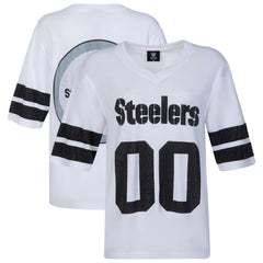 Pittsburgh Steelers Cuce Women's Rhinestone V-Neck Tunic | NFL Sale
