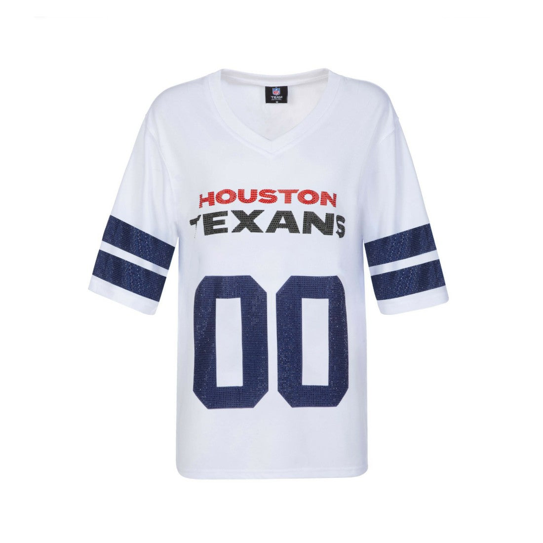 Houston Texans Cuce Women's Rhinestone V-Neck Tunic | NFL Online