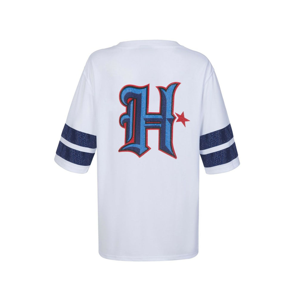 Houston Texans Cuce Women's Rhinestone V-Neck Tunic | NFL Online