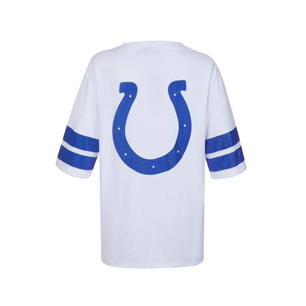 Indianapolis Colts Cuce Women's Rhinestone V-Neck Tunic | NFL Online