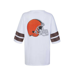 Cleveland Browns Cuce Women's Rhinestone V-Neck Tunic | NFL Near me